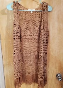 NWOT Boho Chic Cardigan Vest